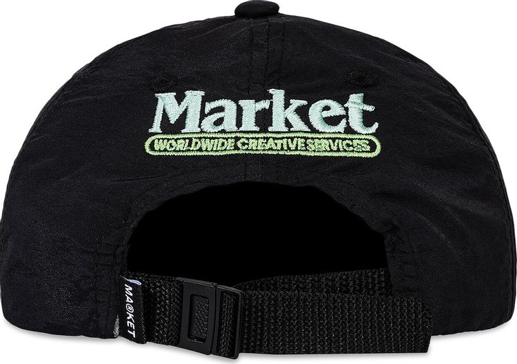 Market Creative Services Tech Hat Black