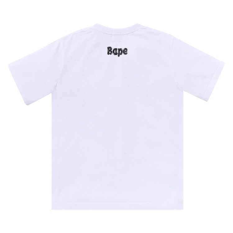 BAPE Brush College Tee White