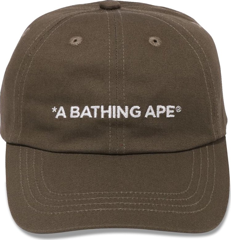 BAPE A Bathing Ape 6 Panel Cap 'Olive Drab'