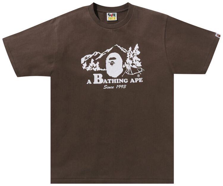 BAPE Camp Tee Brown