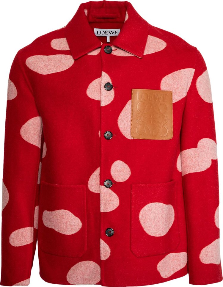 Loewe Mushroom Workwear Jacket 'Red/White'