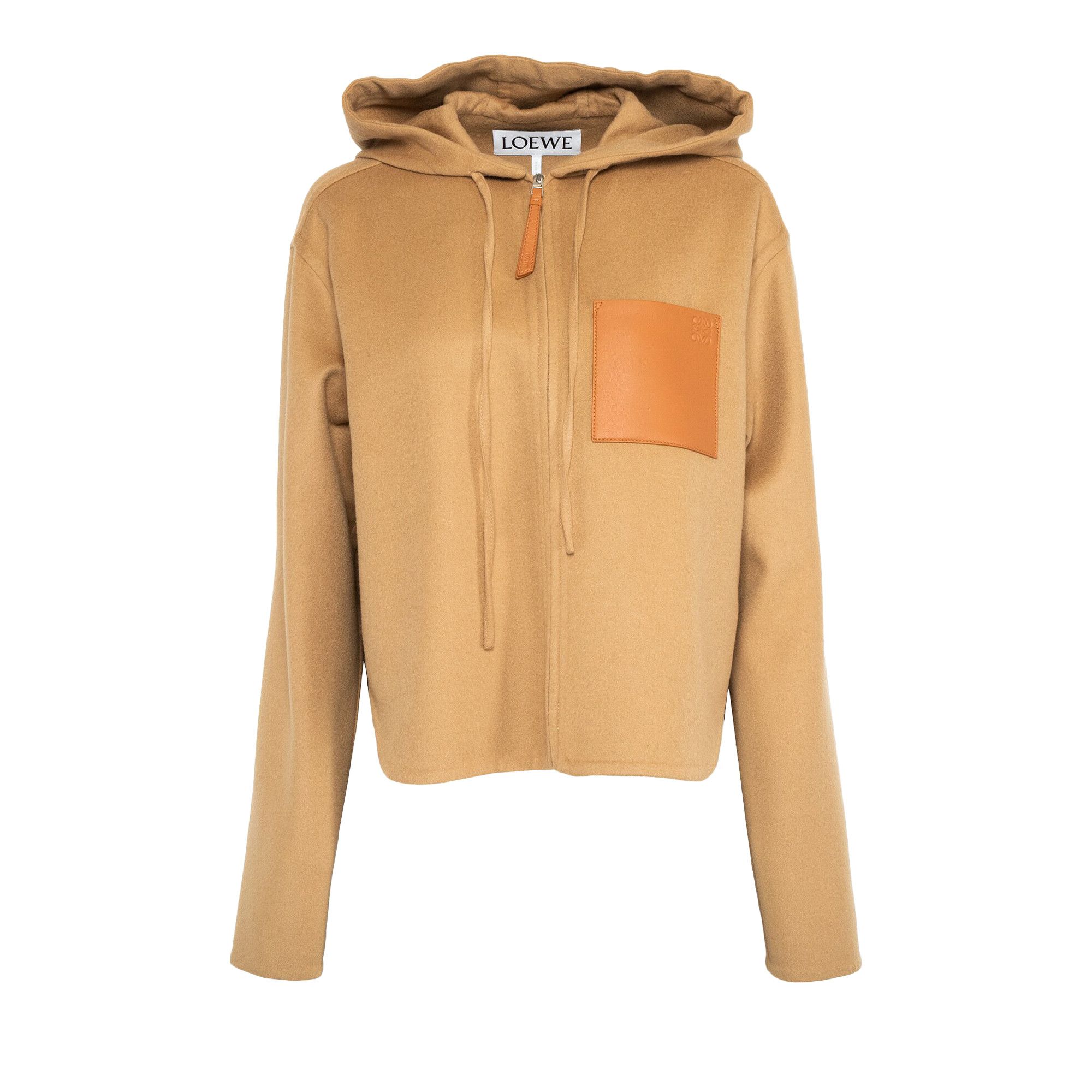 Buy Loewe Hooded Zip Jacket 'Camel' - S359Y02XAE 3150 | GOAT