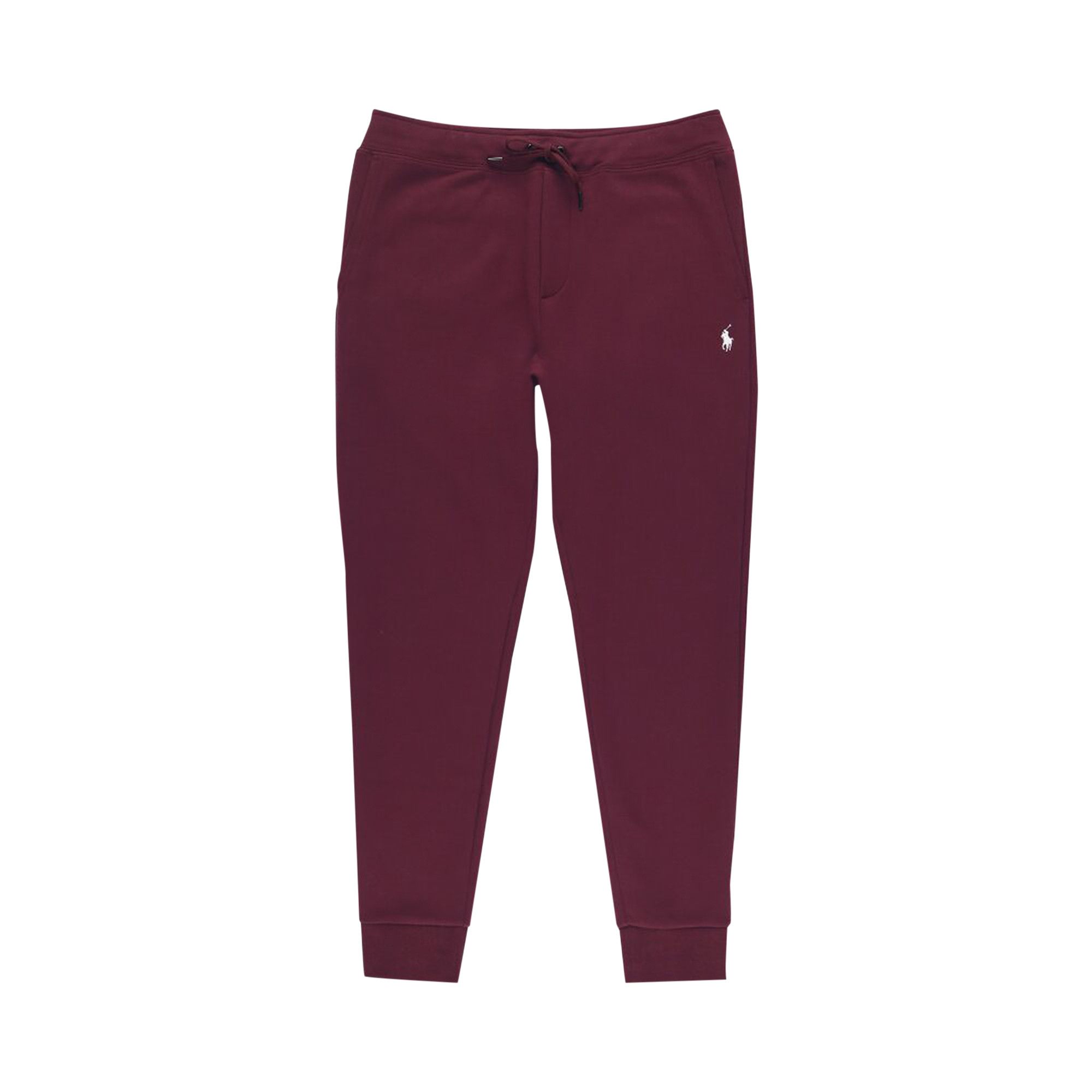 Burgundy polo shop sweatpants