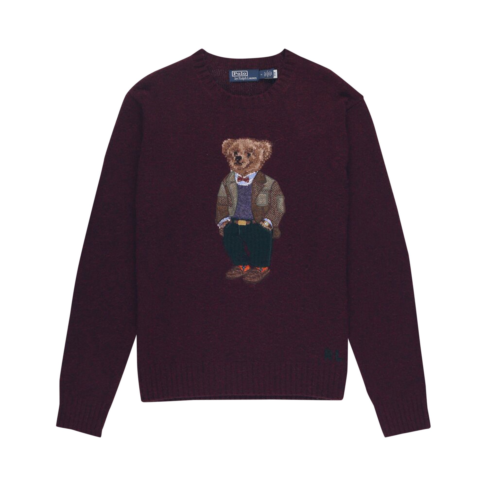 Buy Polo Ralph Lauren Heritage Bear Crewneck Sweater 'Aged