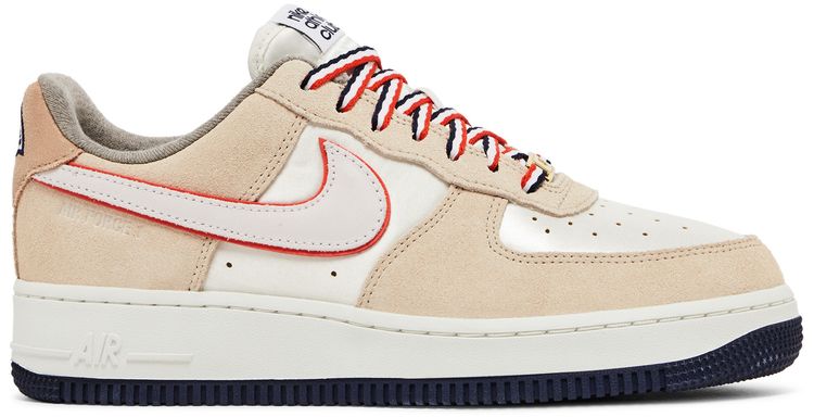 Nike Wmns Air Force 1 07 LX Athletic Club   Sail Rush Orange
