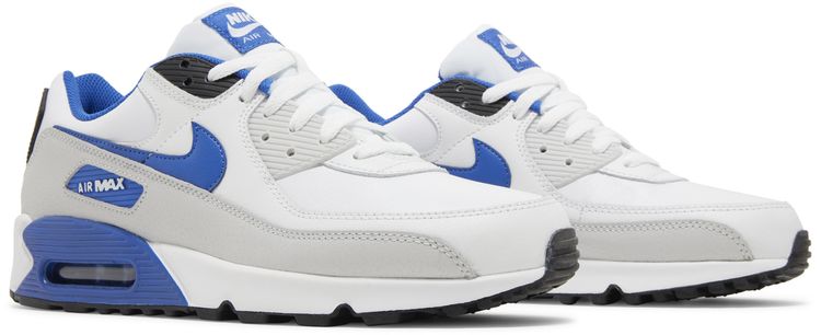 Nike Air Max 90 Leather White Game Royal