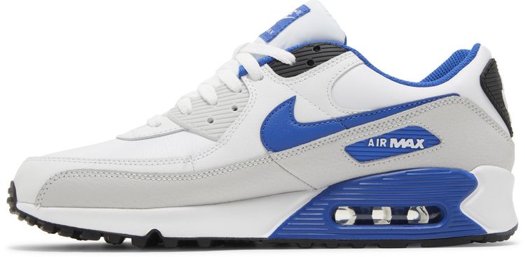 Nike Air Max 90 Leather White Game Royal
