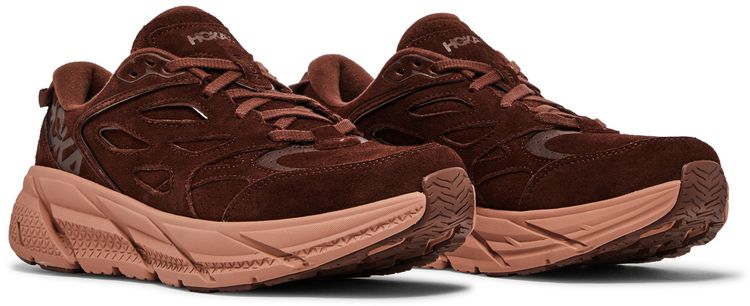 HOKA Clifton L Suede Cappuccino Cork