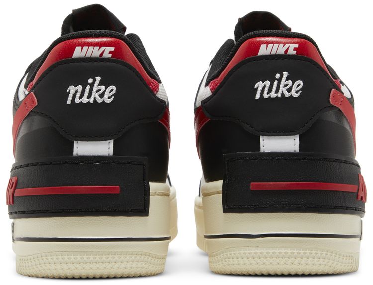 Nike Wmns Air Force 1 Shadow Black University Red