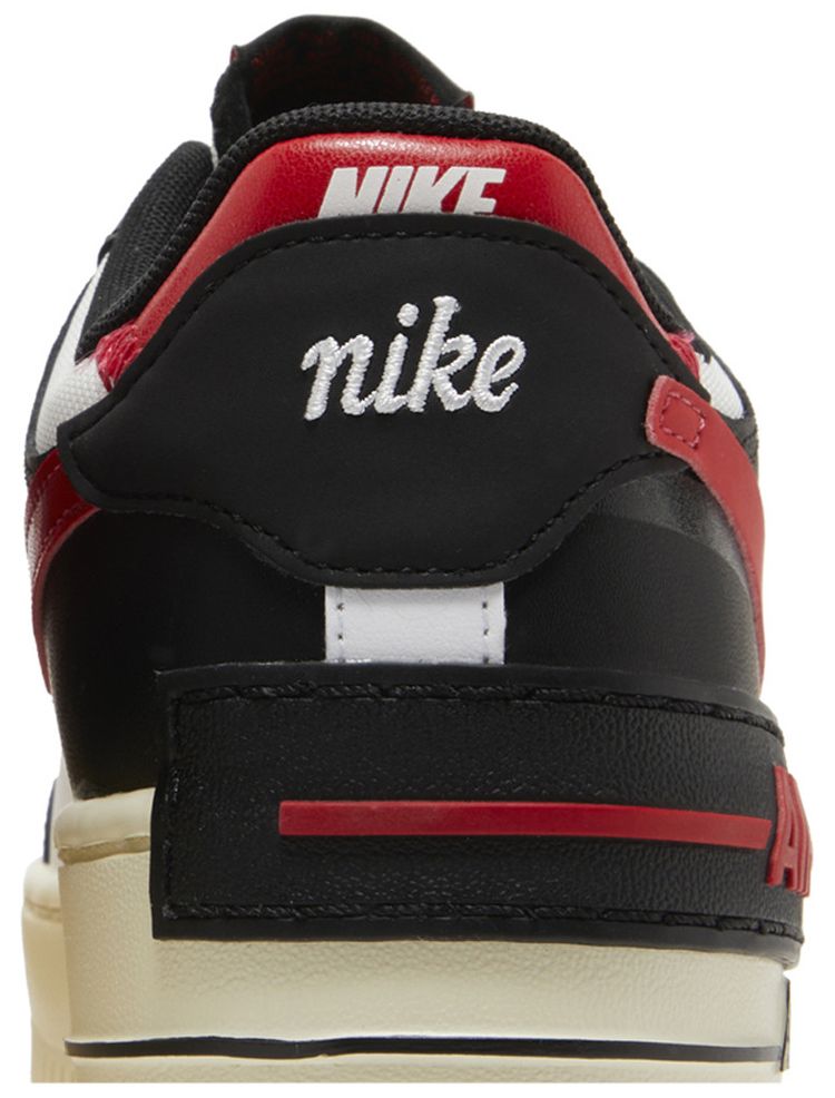 Nike Wmns Air Force 1 Shadow Black University Red