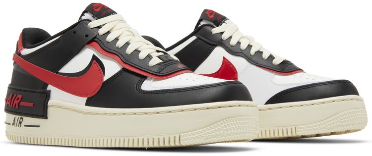 Nike Wmns Air Force 1 Shadow Black University Red