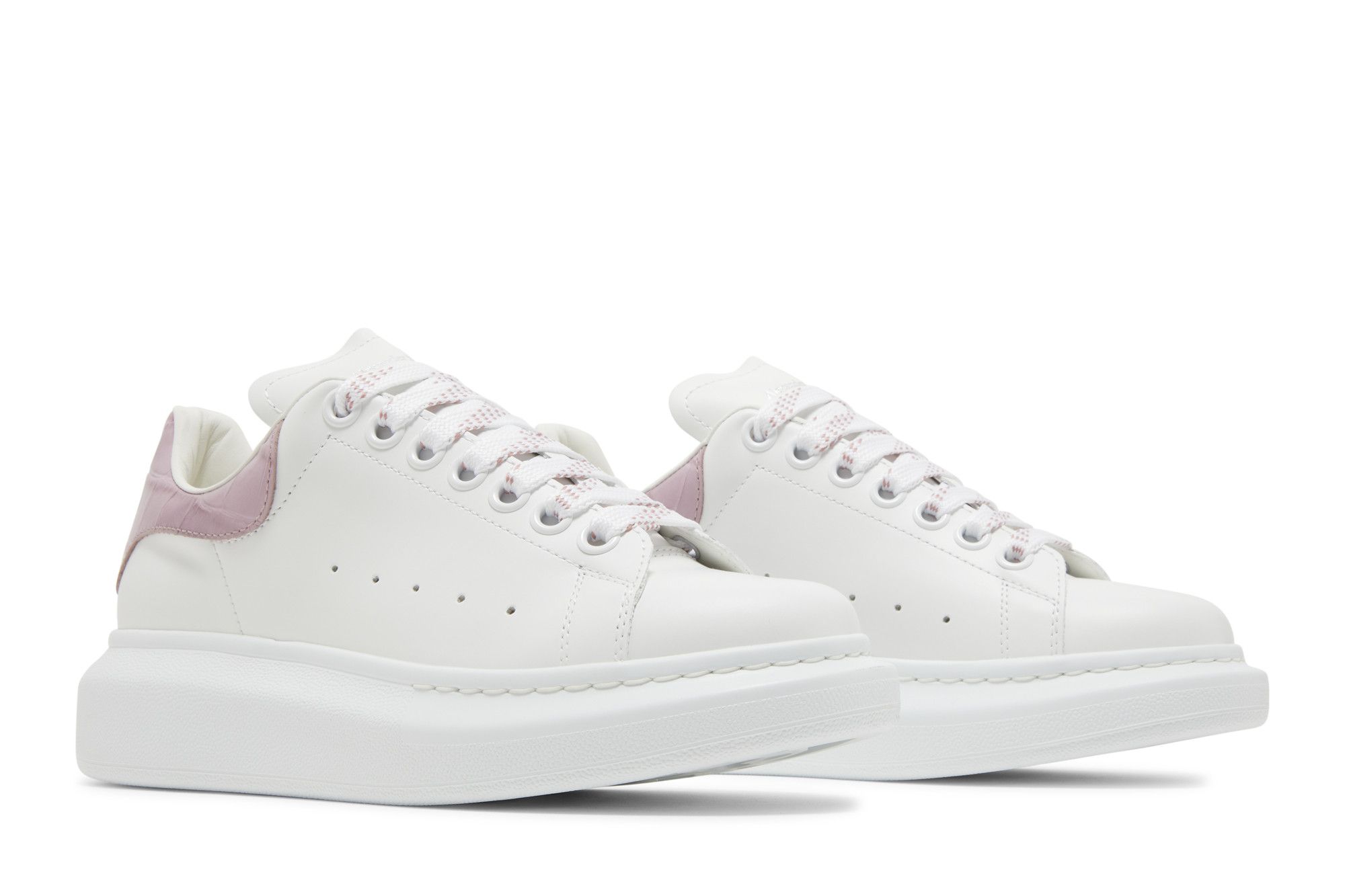 ALEXANDER McQUEEN スニーカー 白 ピンク レディース 718233 ALEXANDER McQUEEN スニーカー 白 ピンク レディース 718233