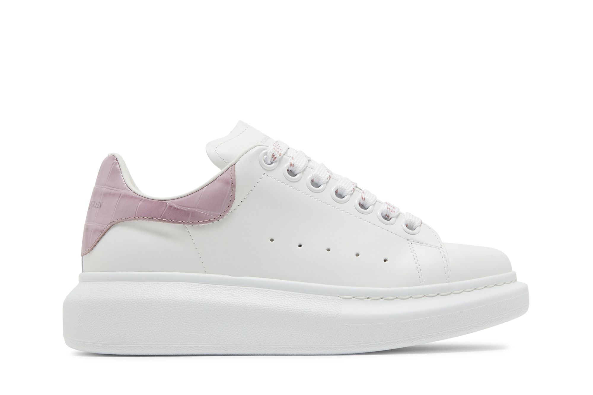 Alexander McQueen Wmns Oversized Sneaker White Antic Pink
