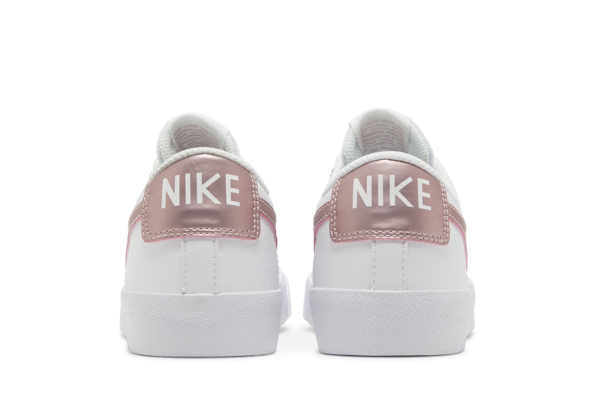 nike blazer low le women's shoe white