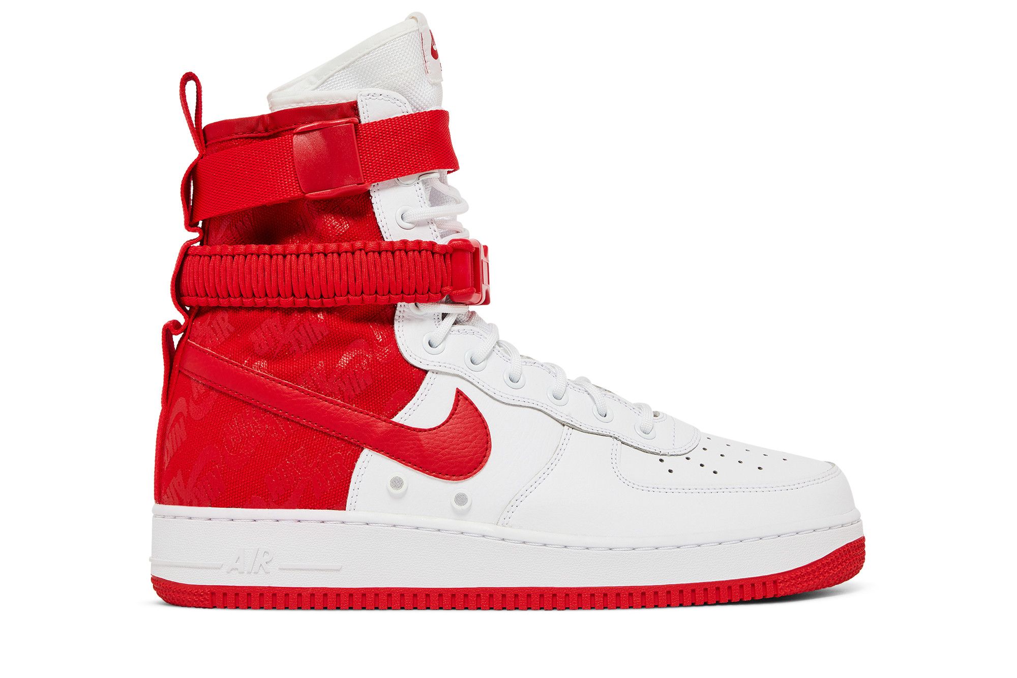 Buy SF Air Force 1 High University Red AR1955 100 GOAT UK