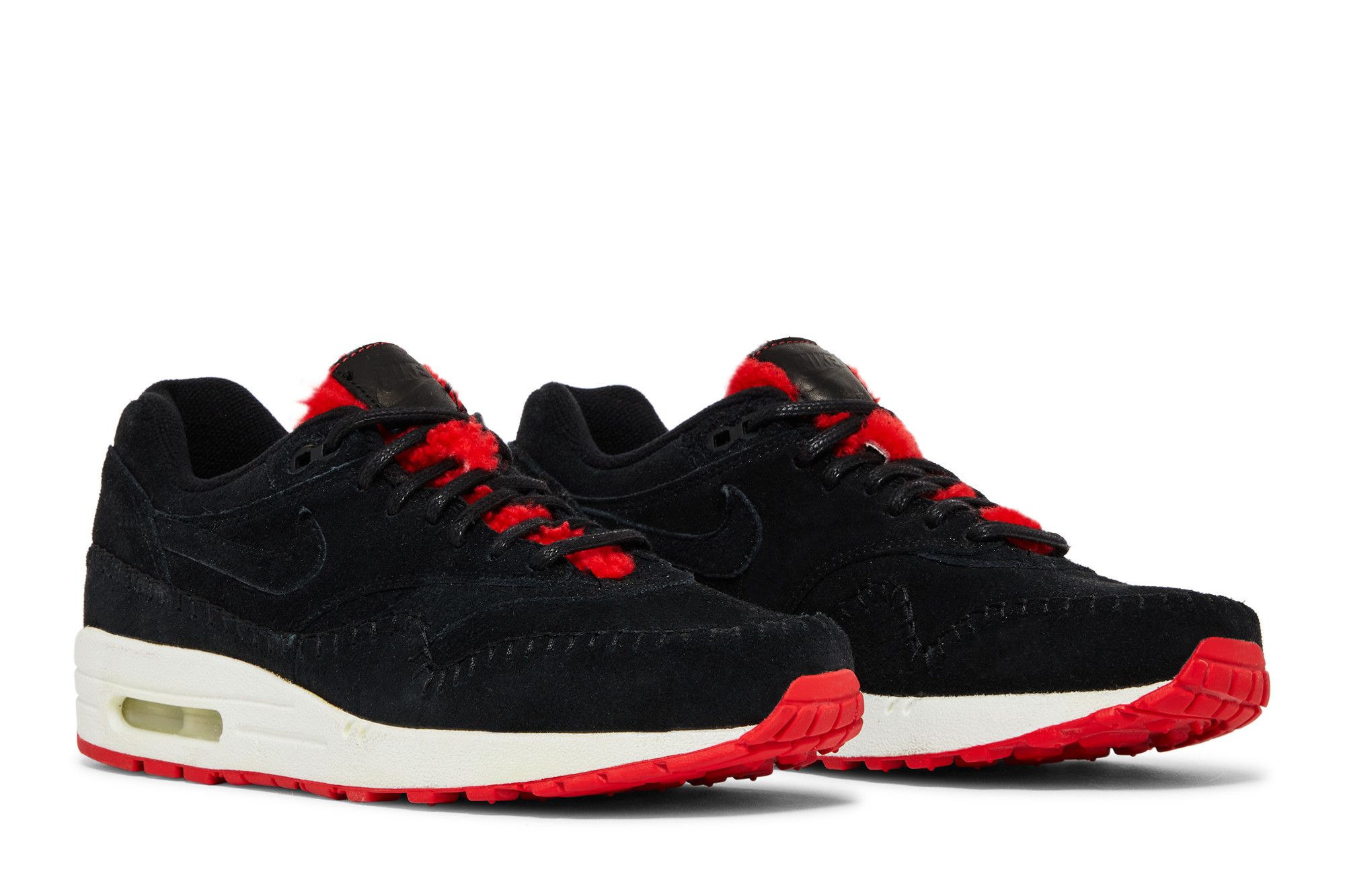 Buy Wmns Air Max 1 Premium Sherpa Pack Black 454746 010 GOAT