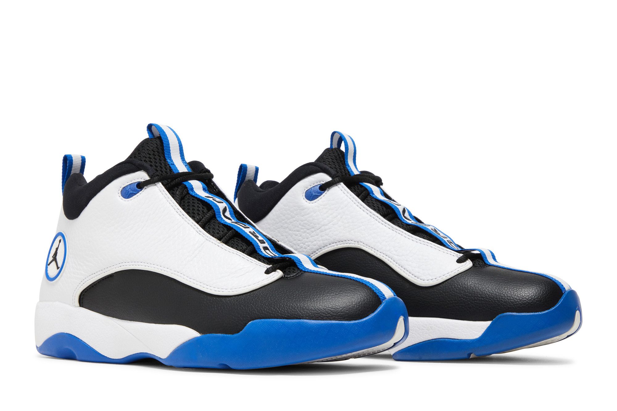 jordan jumpman pro blue and black