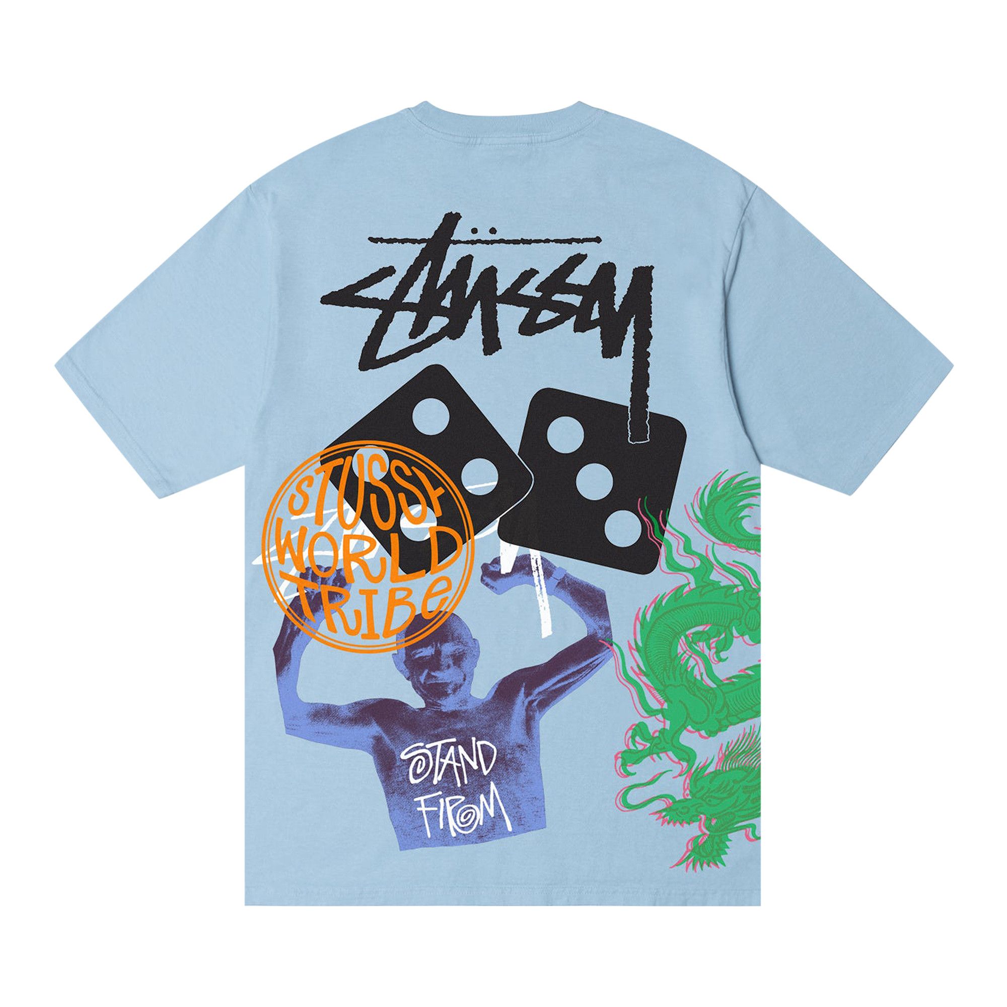 ★【STUSSY】★TEST STRIKE PIGMENT DYED TE.E★SKY BLUE★ Buy Stussy Test Strike Pigment Dyed Tee 'Sky Blue' - 1904915