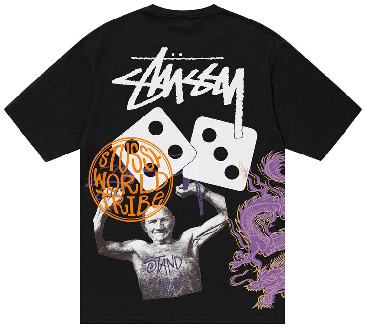 Stussy Strike Pigment Dyed Tee Black