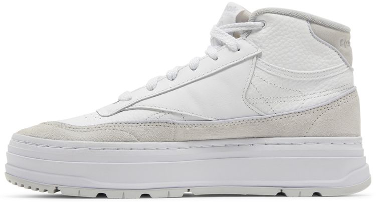 Reebok Wmns Club C Geo Mid White Cold Grey