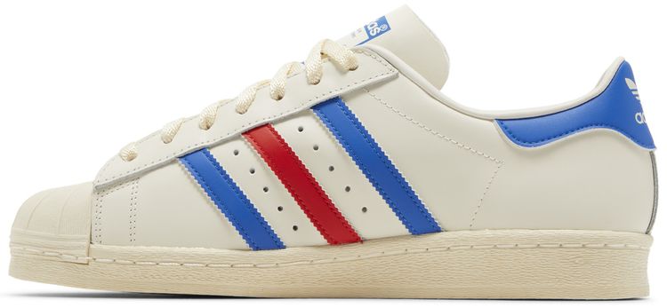 Adidas Superstar 82 White Blue Red