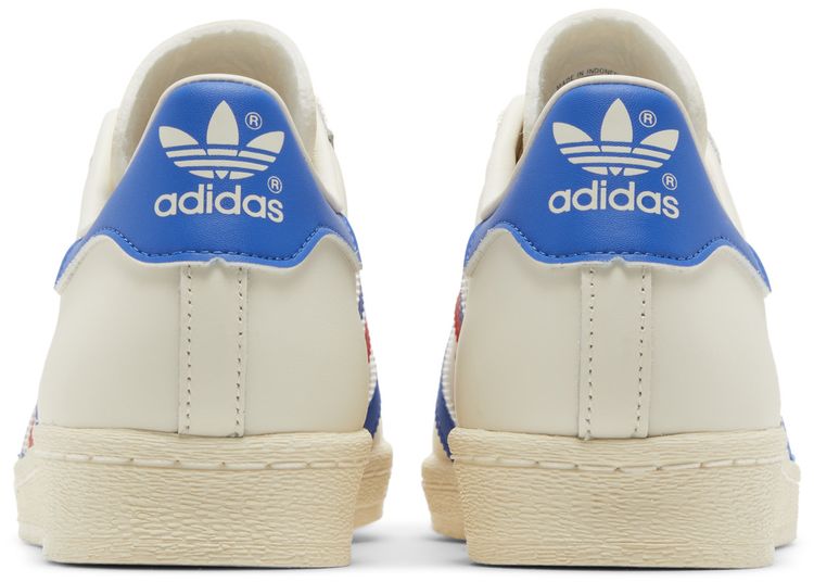 Adidas Superstar 82 White Blue Red