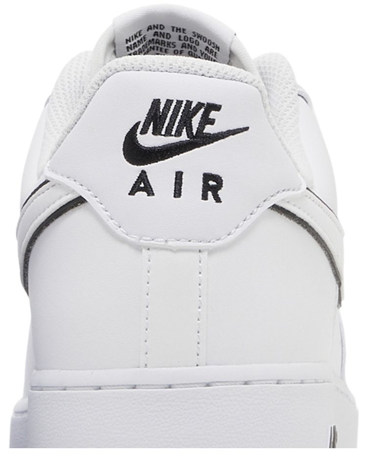 Nike Air Force 1 07 White Black Outline