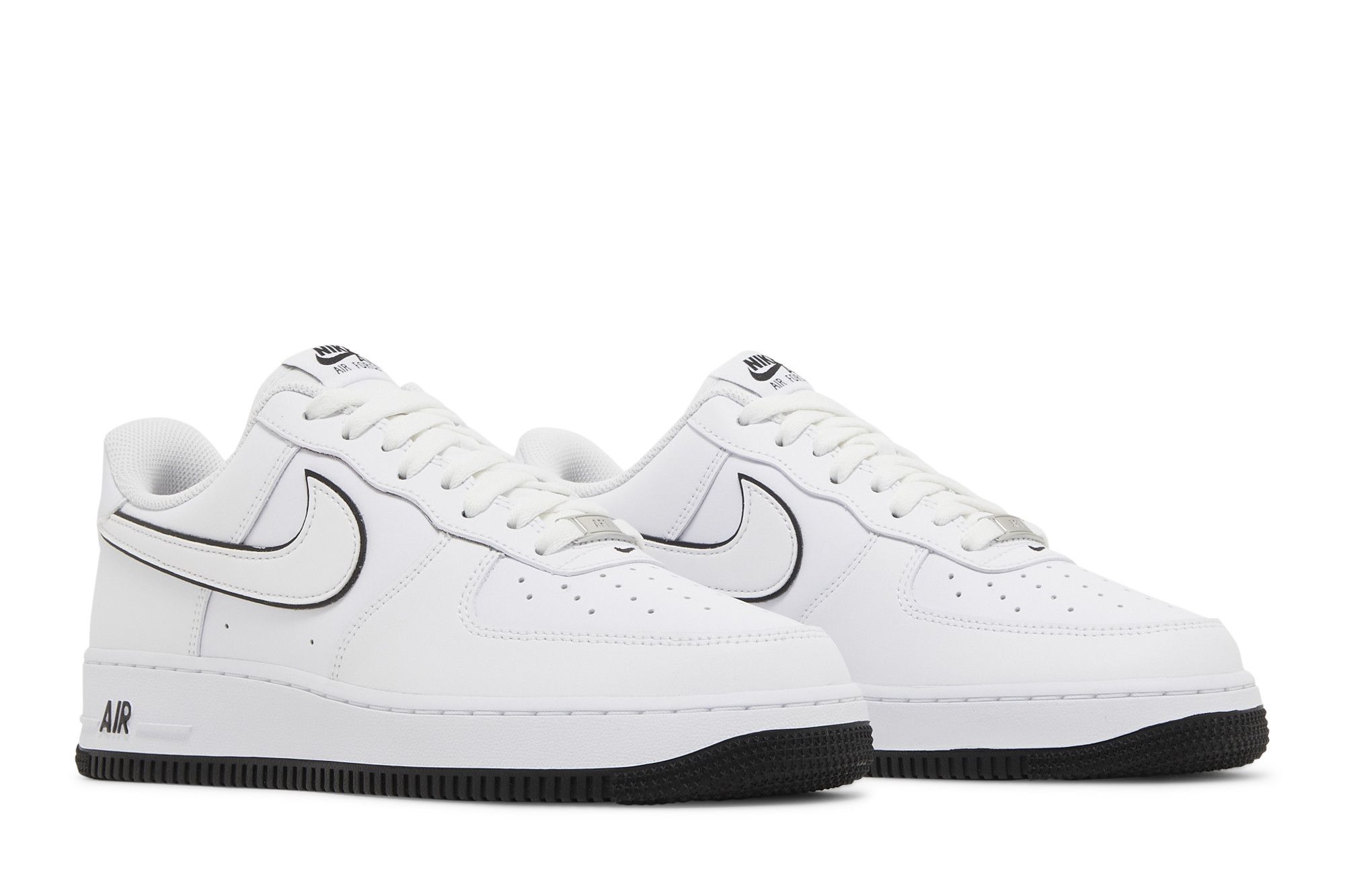Air force 1 white with black outline 2025