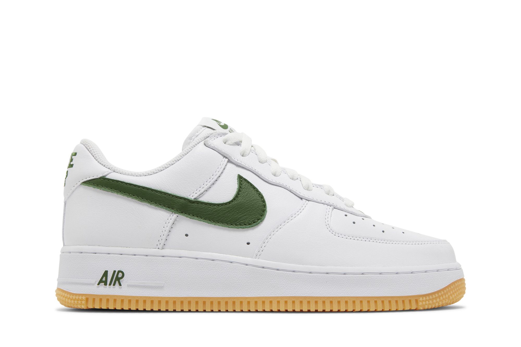 Green white air force ones hotsell