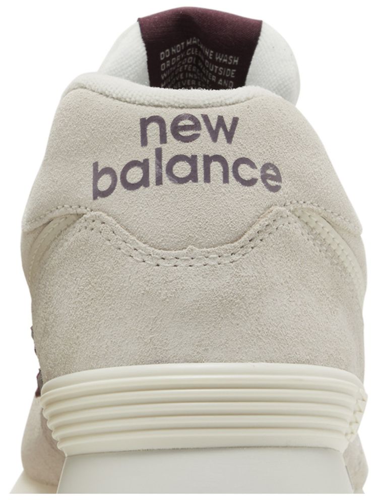 New Balance 574 Bone White Burgundy