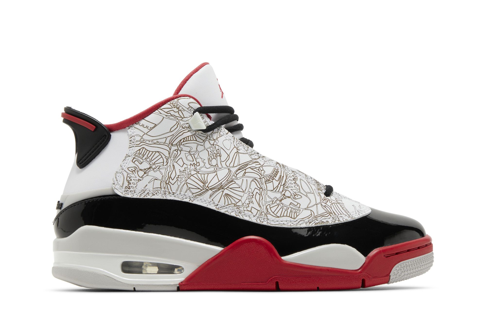 Jordan dub zero black and red online