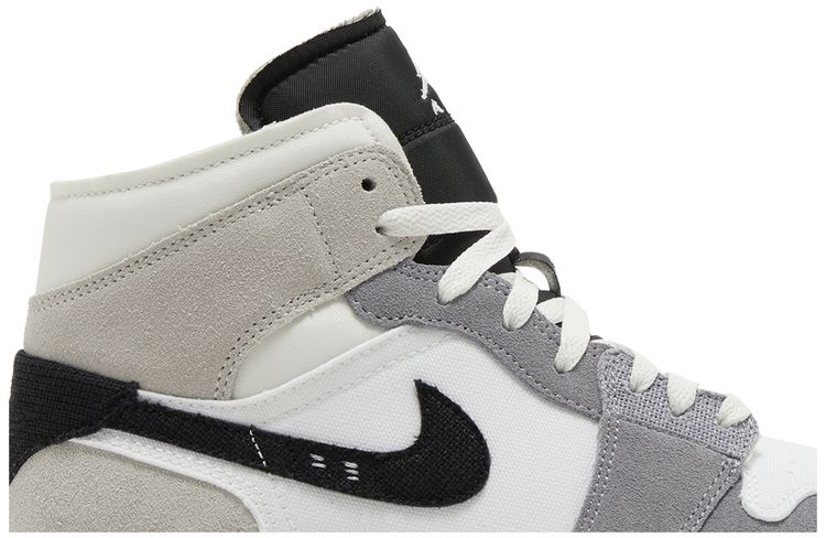Air Jordan 1 Mid SE Craft Inside Out   Cement Grey