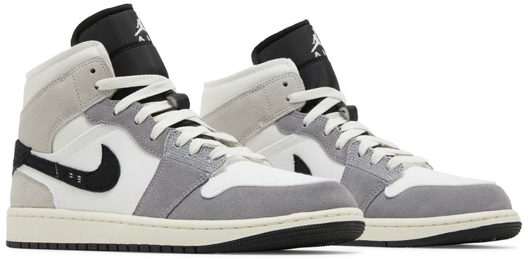 Air Jordan 1 Mid SE Craft Inside Out   Cement Grey