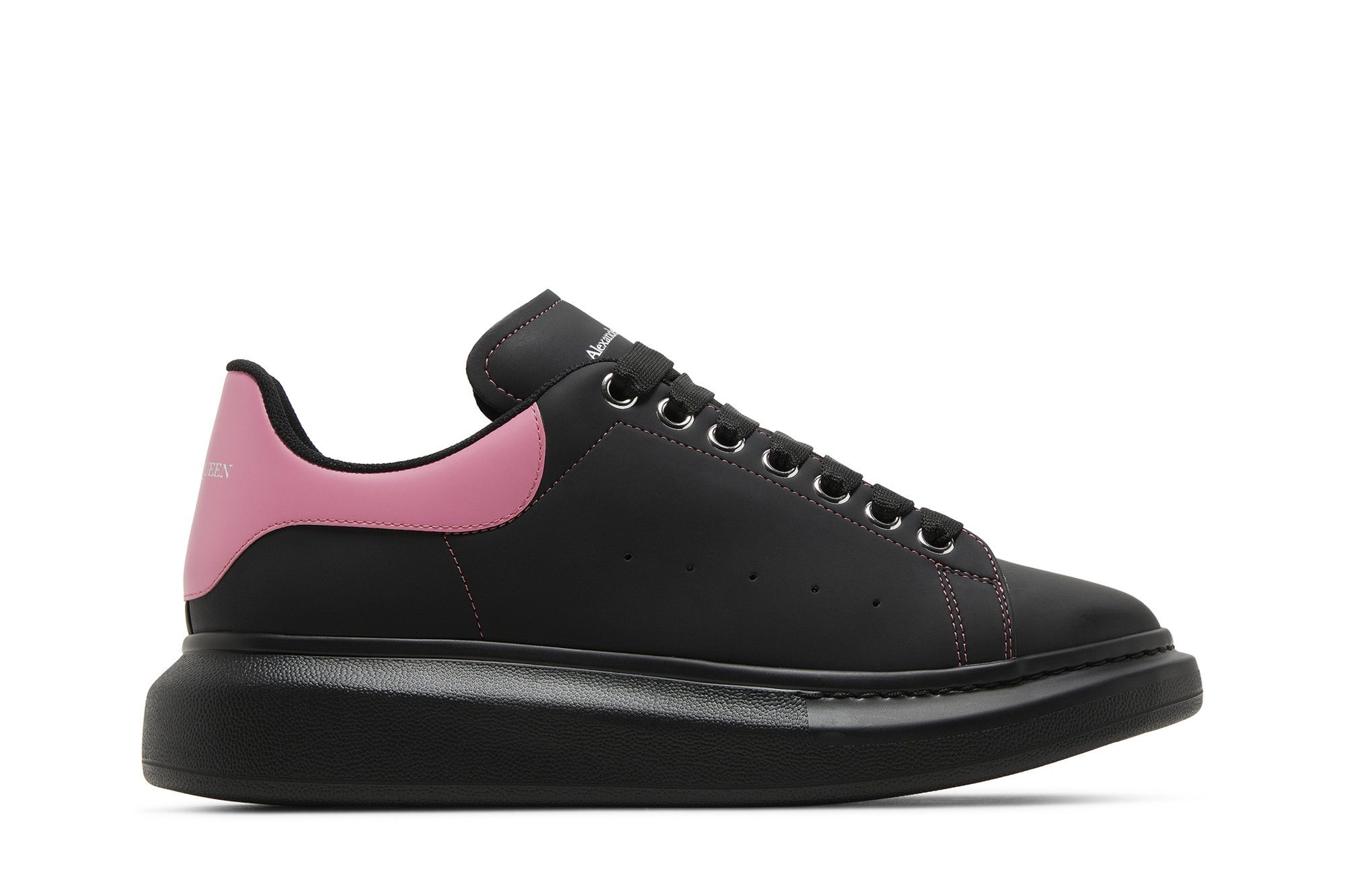 Black and pink alexander mcqueen shop trainers
