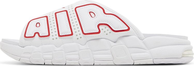 Air More Uptempo Slide White University Red