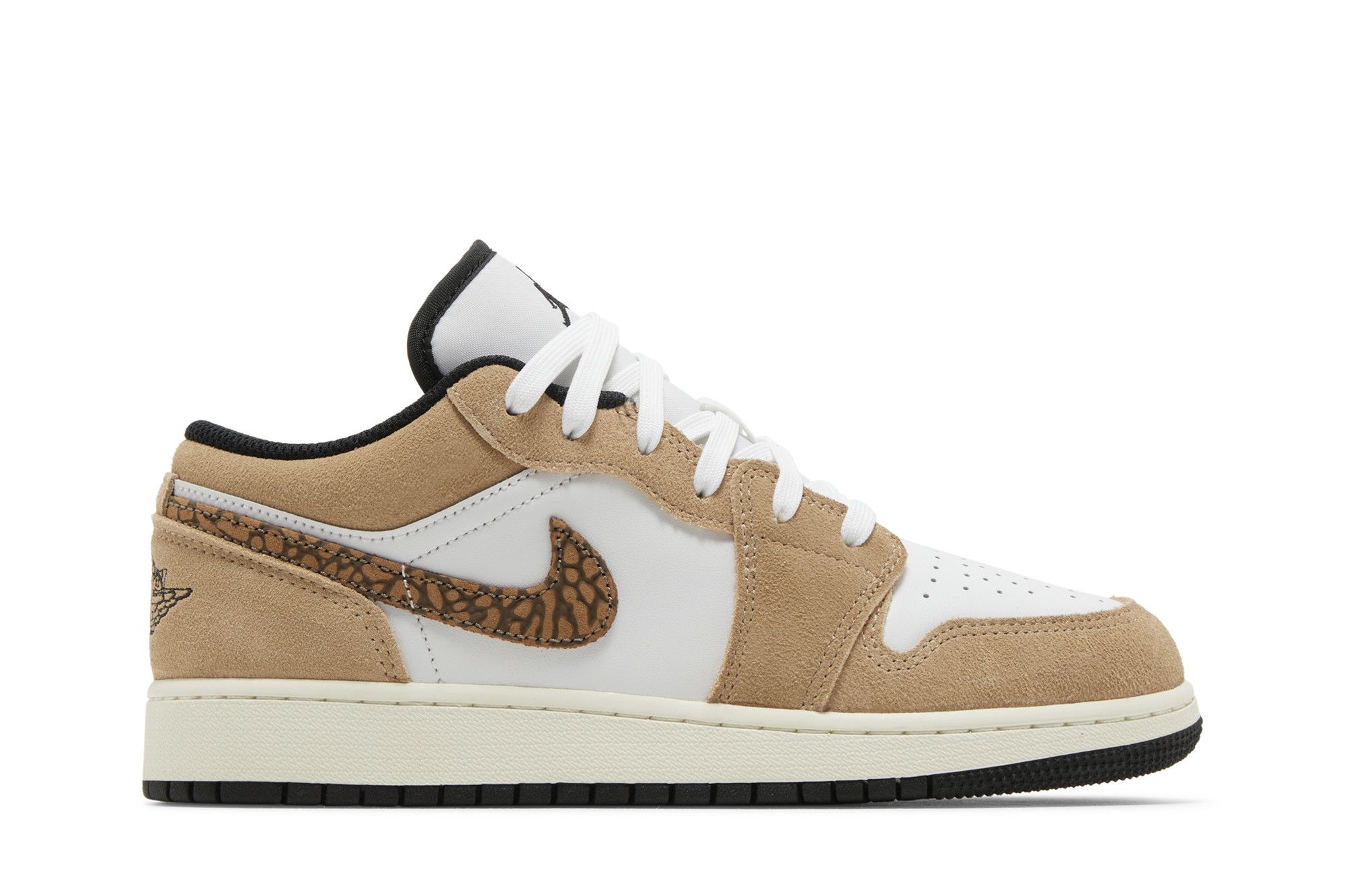 Size 3.5 Air Jordan 1 Low SE GS 'Brown Elephant'