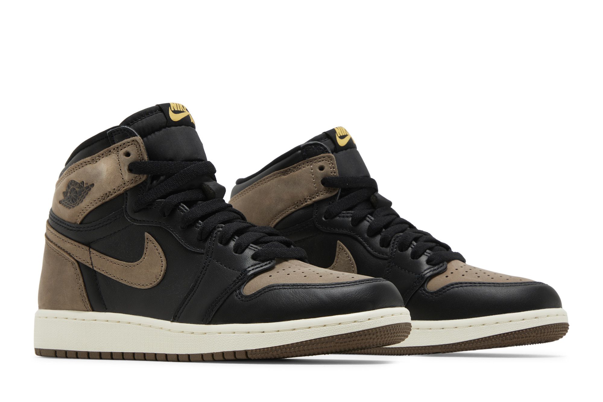 靴 Nike Air Jordan 1 GS PALOMINO Nike Air Jordan 1 AJ1 Low GS Palomino Brown Purple Kids