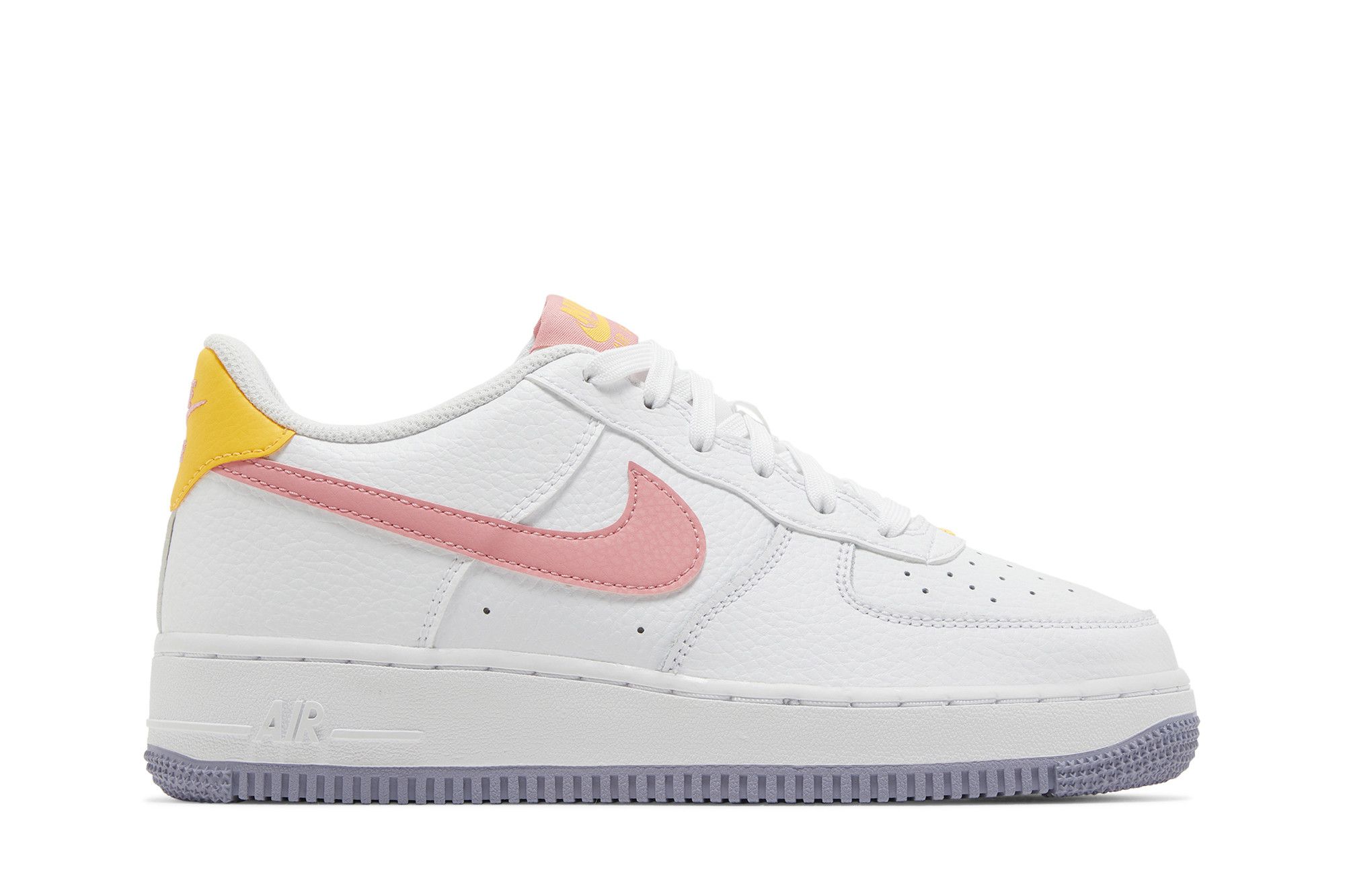 Nike air force 1 07 white oracle pink white top