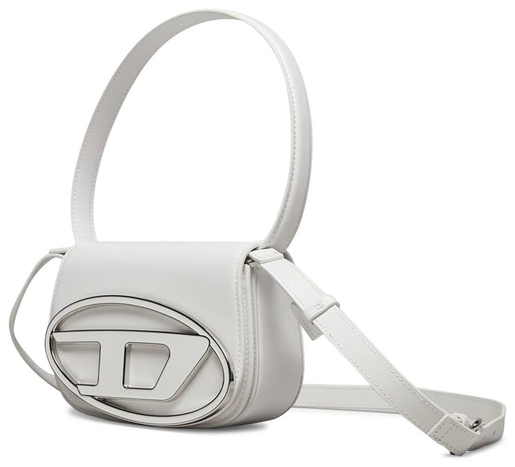 Diesel 1DR Shoulder Bag WhiteSilver