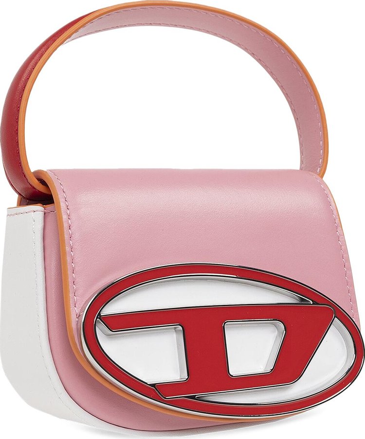 Diesel 1DR XS Crossbody Bag PinkRedWhite