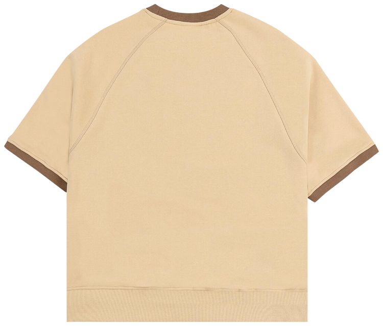 Pleasures Old E Ringer SS Crewneck Tan