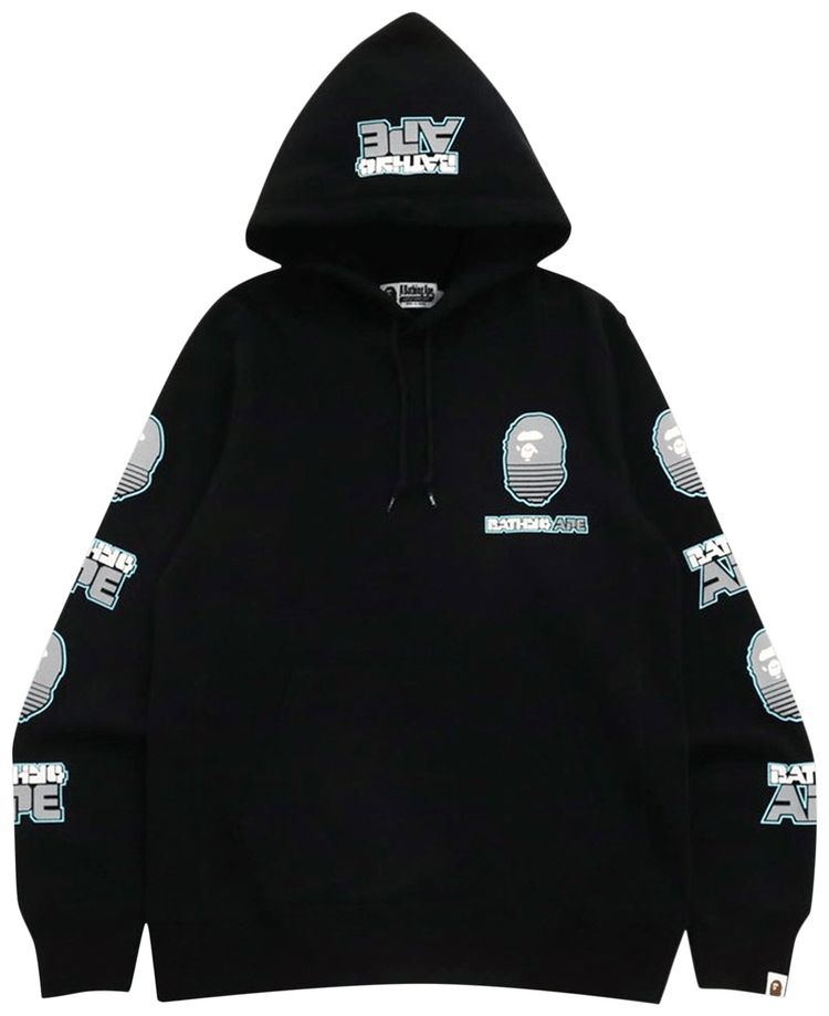 BAPE Graphic 1 Pullover Hoodie Black