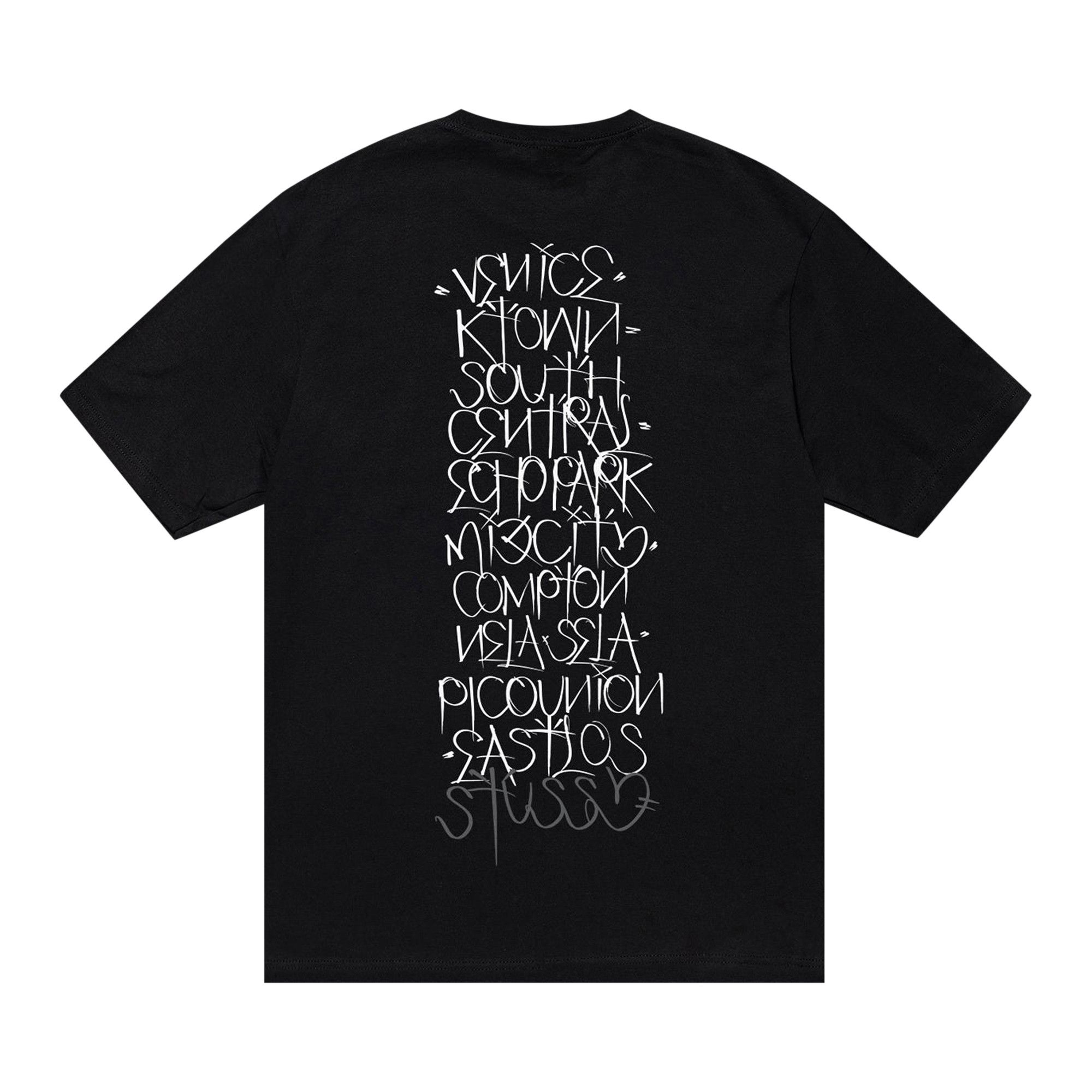 Buy Stussy x Born X Raised Handstyles Tee 'Black' - 3903853