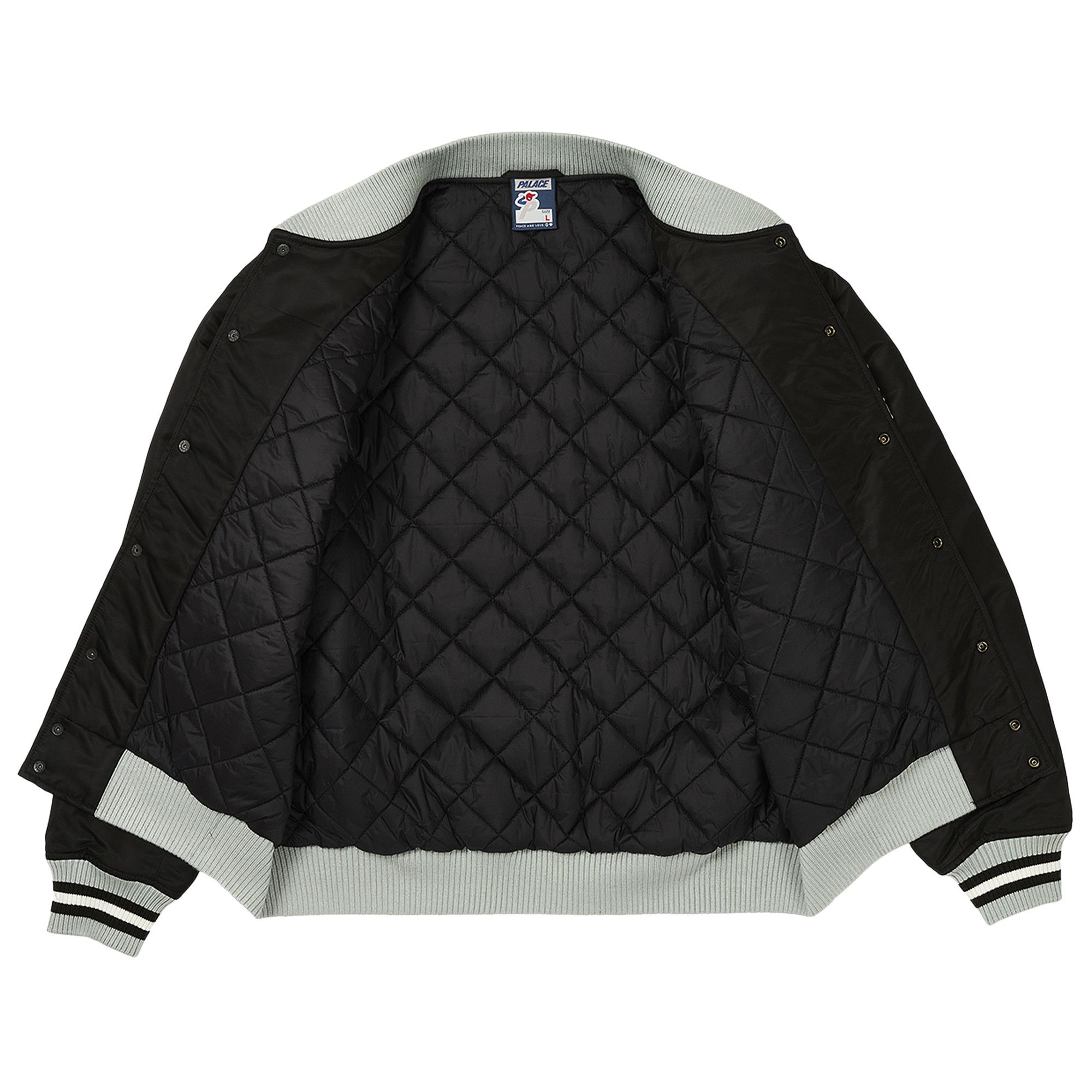 Size l Palace Satin The Arena Jacket 'Black'