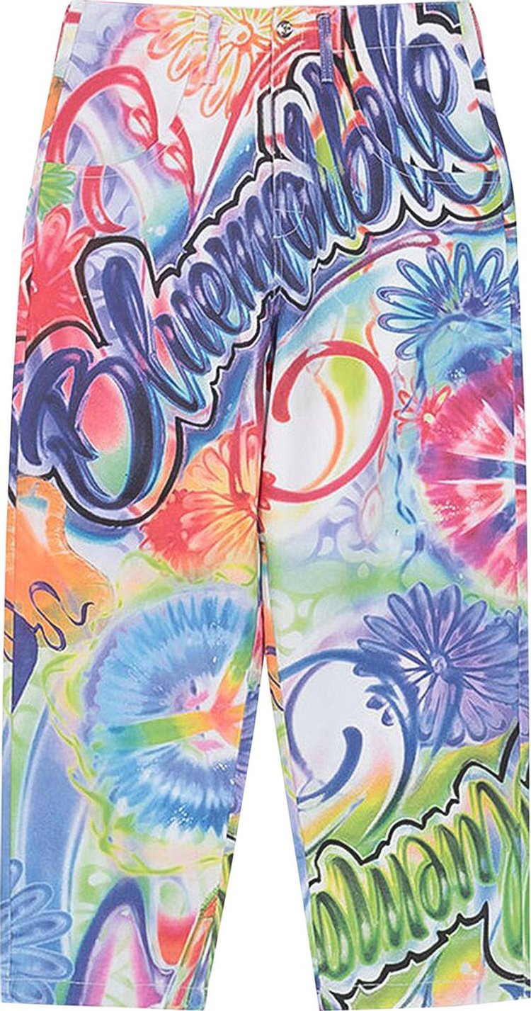 BLUEMARBLE Airbrush Print Baggy Jeans 'Multicolor'