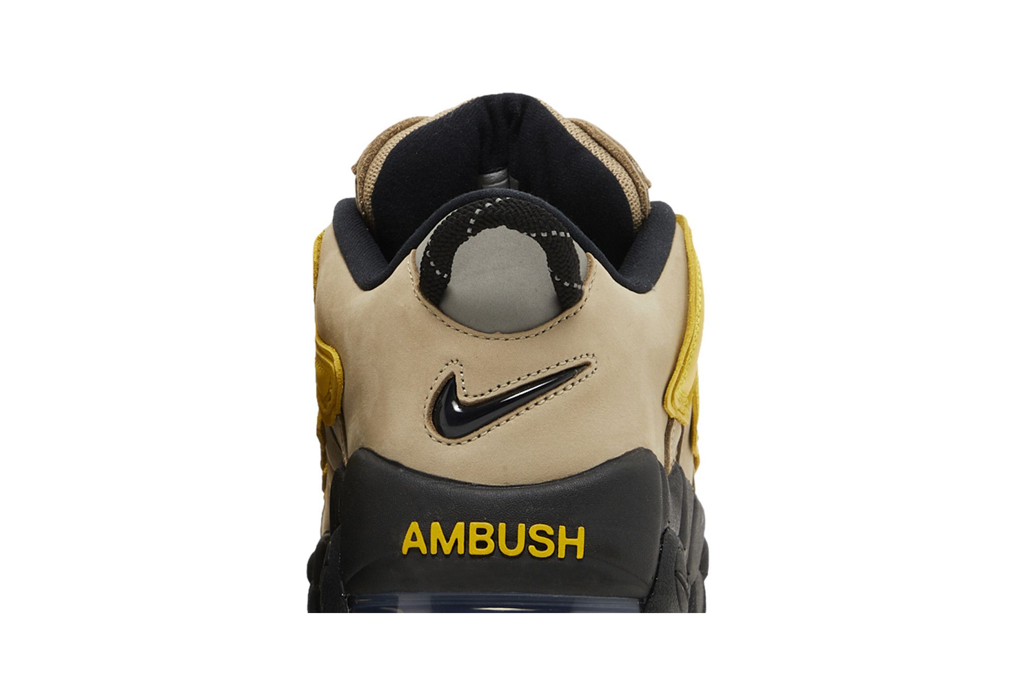 NIKE✖️AMBUSH スニーカー ベージュ/イエロー Nike Air More Uptempo Low AMBUSH Vivid Sulfur Limestone Men's