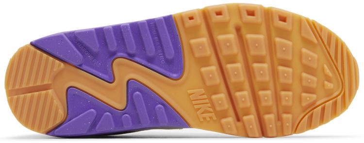 Nike Air Max 90 Leather GS White Action Grape