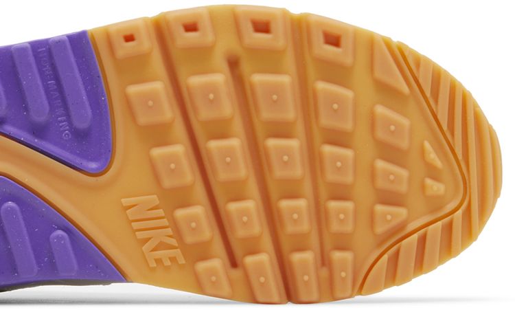 Nike Air Max 90 Leather GS White Action Grape