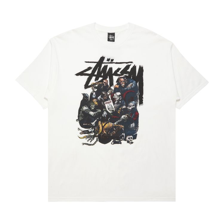 Stussy Creepy Group Tee White
