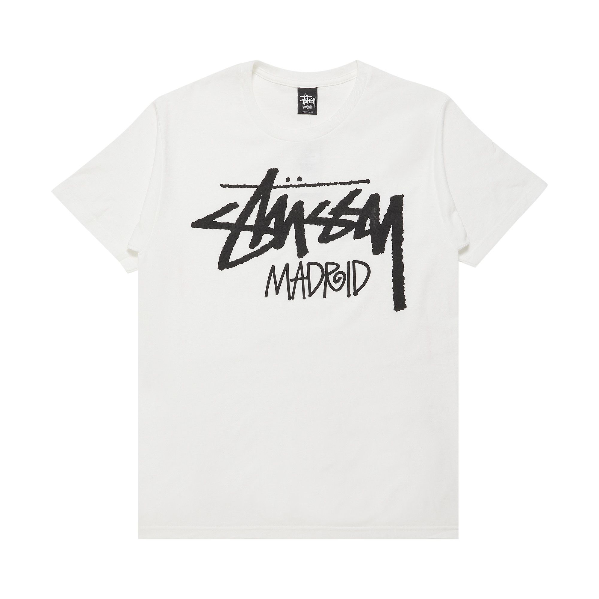 Buy Stussy Stock Madrid Tee 'White' - 3902098 WHIT | GOAT